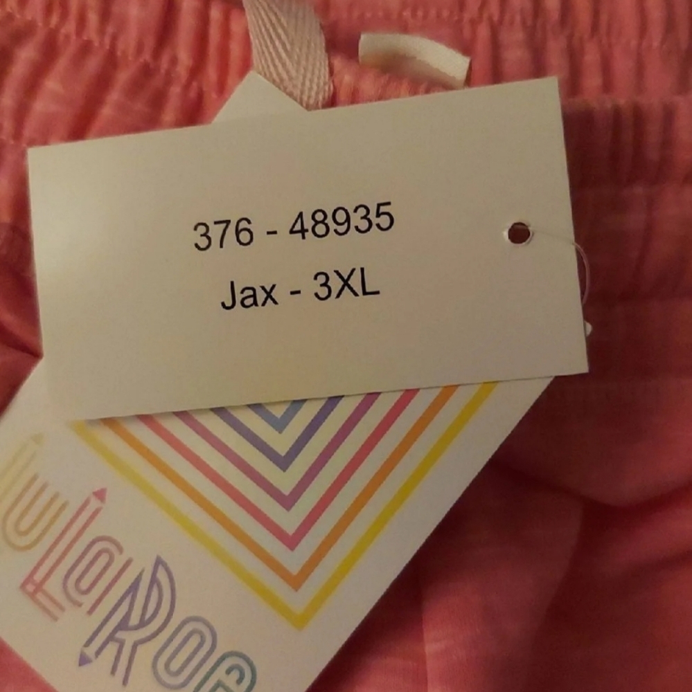 Lularoe breast cancer leggings 3xl